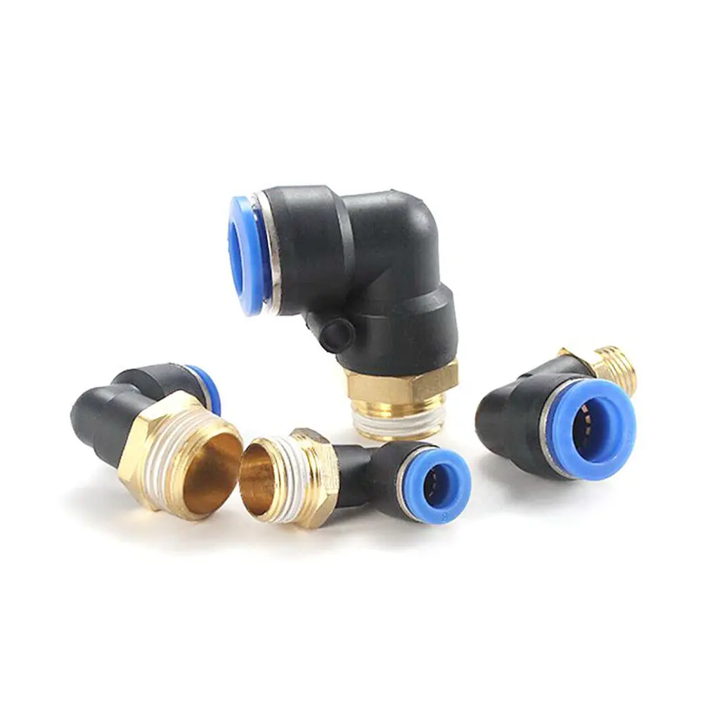 Pneumatic Air Connector Fitting PC PCF PL PB PX PLF 4mm 6mm 8mm 10mm Thread 1/8 1/4 3/8 1/2 Hose Fittings Pipe Quick Connectors