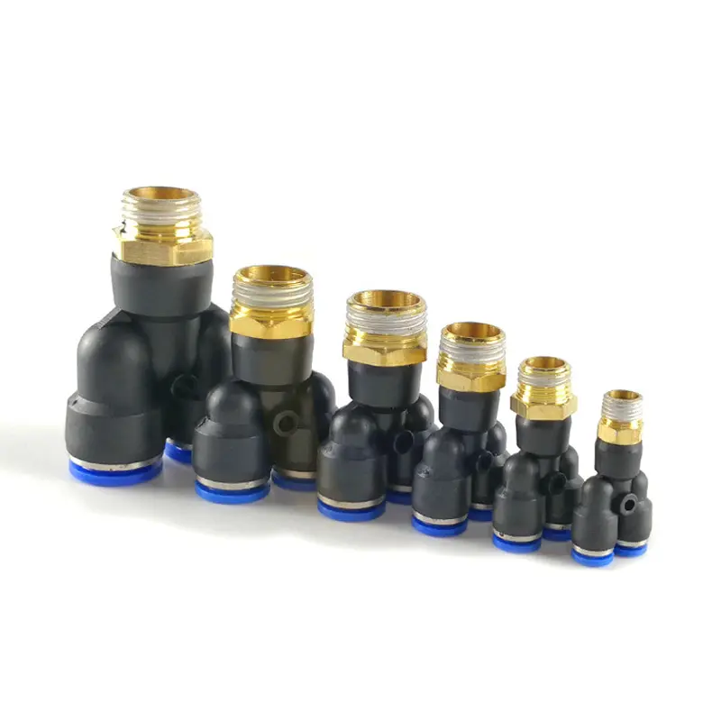 Pneumatic Air Connector Fitting PC PCF PL PB PX PLF 4mm 6mm 8mm 10mm Thread 1/8 1/4 3/8 1/2 Hose Fittings Pipe Quick Connectors