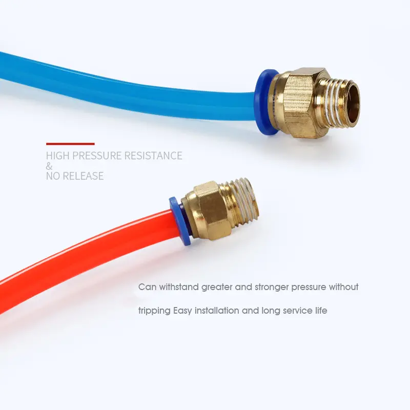 Pneumatic Air Connector Fitting PC PCF PL PB PX PLF 4mm 6mm 8mm 10mm Thread 1/8 1/4 3/8 1/2 Hose Fittings Pipe Quick Connectors