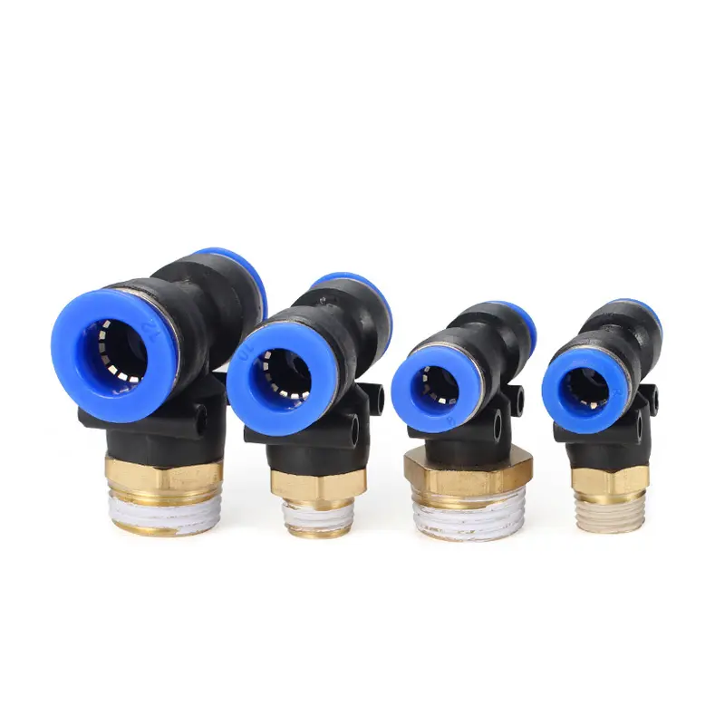 Pneumatic Air Connector Fitting PC PCF PL PB PX PLF 4mm 6mm 8mm 10mm Thread 1/8 1/4 3/8 1/2 Hose Fittings Pipe Quick Connectors