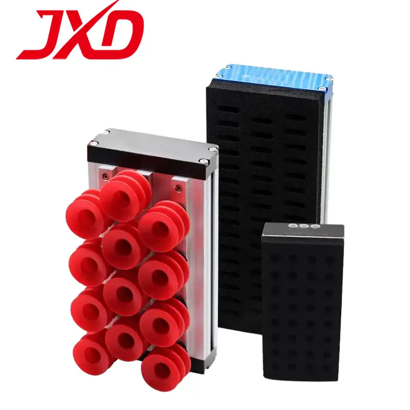 JXD Industrial Pneumatic Sponge Rectangle Integrated Vacuum Suction Cup