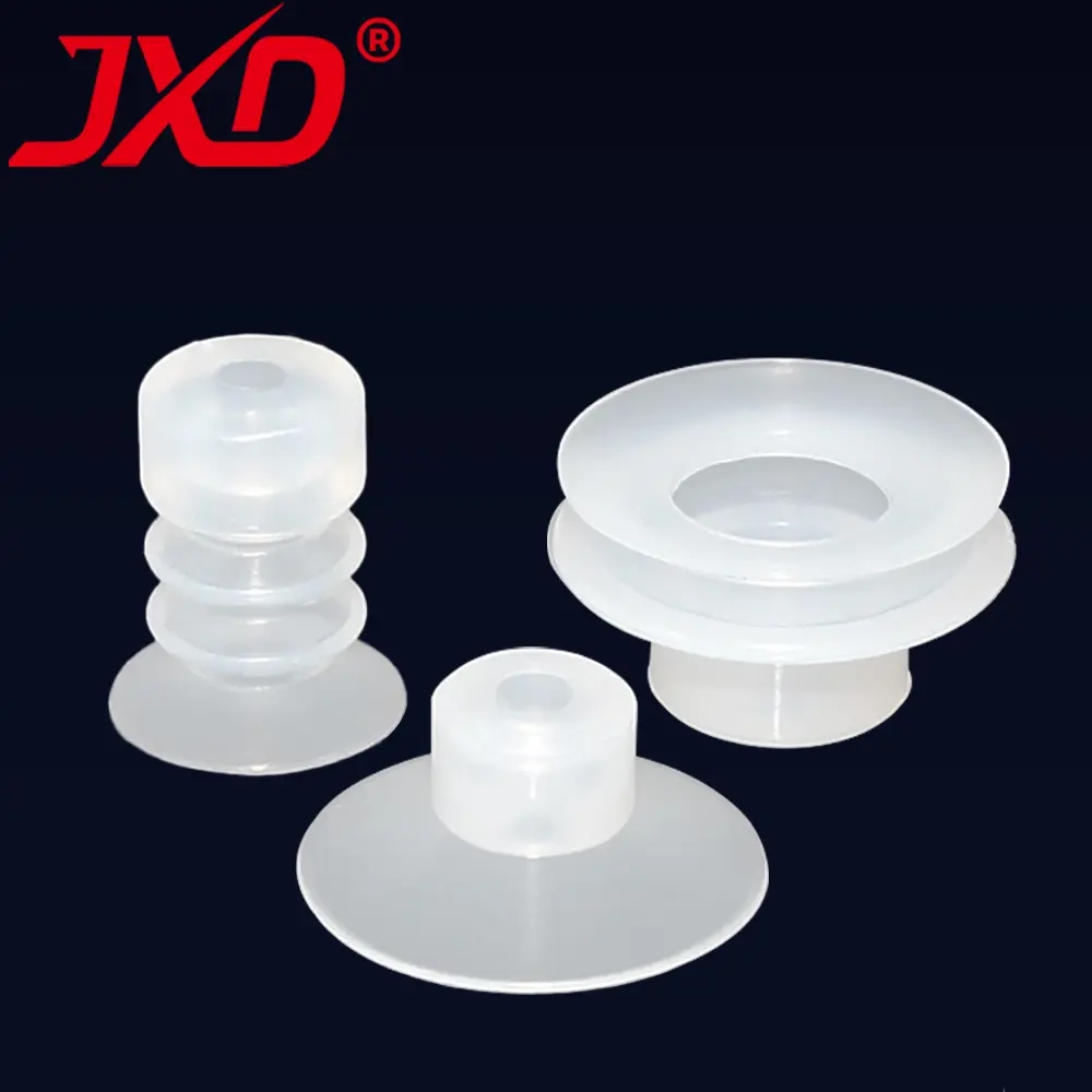 JXD SPL-S02/04 SP-S04/06/08/10/12/15/20/25/30 Mini White Silicone Pneumatic Vacuum Suction Cup