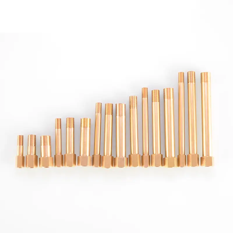 1/8" 1/4" 3/8" Brass Pipe Fitting Extend Length Female Mold Pipe  Molding Adapter Coupler Connector 50-100mm