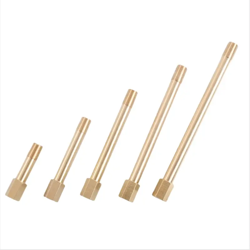 1/8" 1/4" 3/8" Brass Pipe Fitting Extend Length Female Mold Pipe  Molding Adapter Coupler Connector 50-100mm