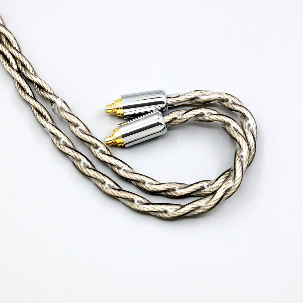99% Pure Silver + Graphene   Shield Earphone Cable For MMCX Sennheiser ie200 IE300 IE900 IE600 Shure AONIC 3 4 5 LN007950