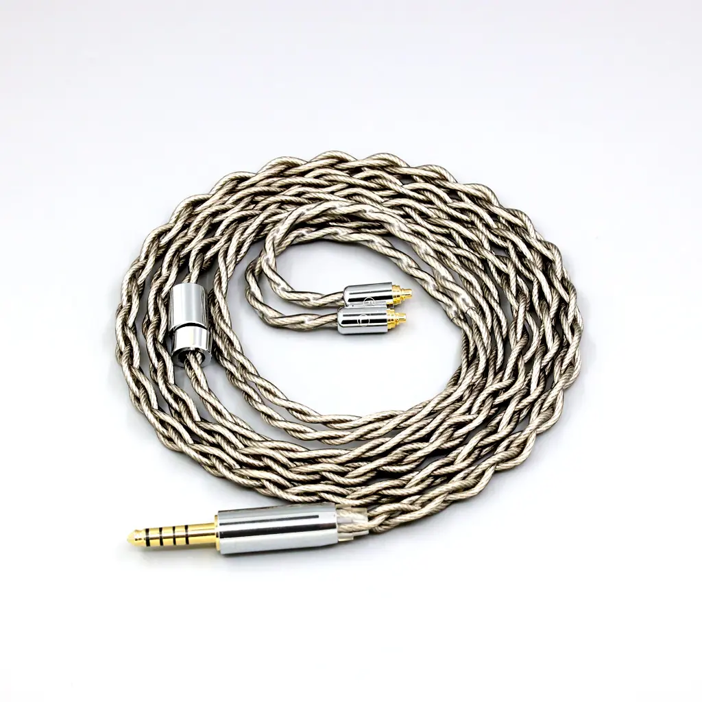 99% Pure Silver + Graphene   Shield Earphone Cable For MMCX Sennheiser ie200 IE300 IE900 IE600 Shure AONIC 3 4 5 LN007950
