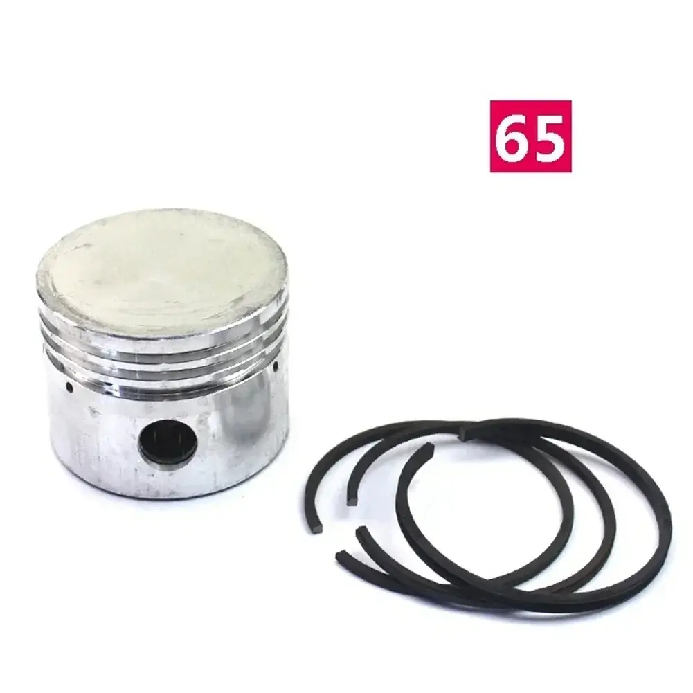 Air Compressor Piston+Piston Rings Parts Air Pump Accessories 42/47/48/51/65mm Dia Piston Rings Set For Air Compressor Pneumatic