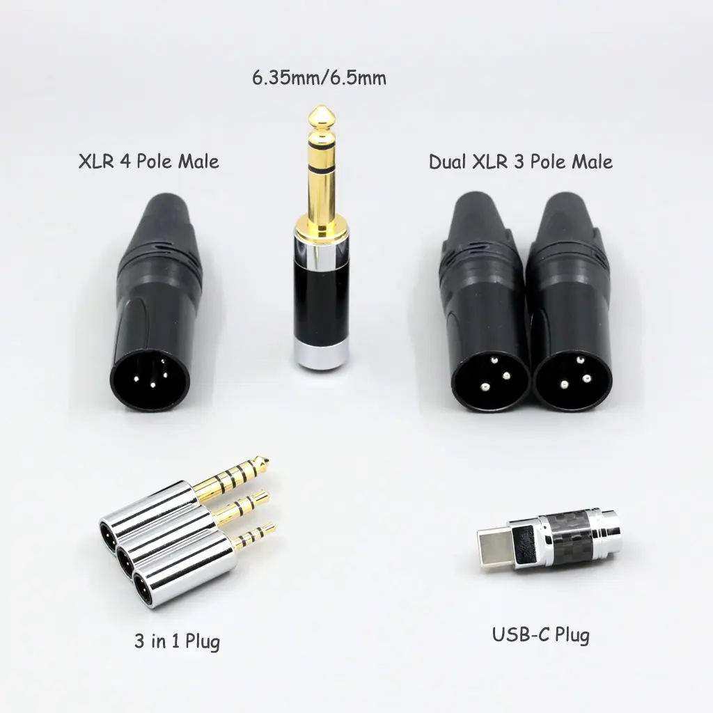 8 Core 99% 7n Pure Silver Palladium Earphone Cable For Sennheiser IE200 IE300 IE900 IE600 Shure AONIC 3 4 5 LN008397