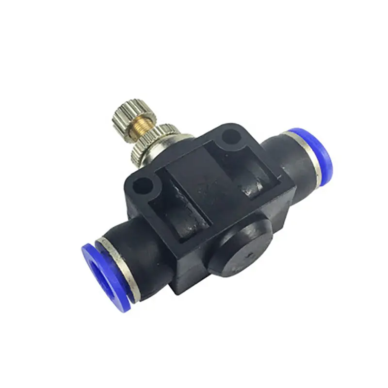 1Pcs LSA4/LSA6/LSA8/LSA10/LSA12 Quick Connector Pressure Regulator Pipe Throttle Valve Compressor Accessories Pneumatic Fittings