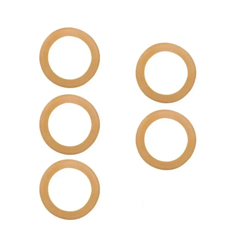 5pcs Rubber Piston Rings Air Compressor Accessories For 550W/1100W/1500W Model Air Compressor Part Air Pump Oil-Free Cylinder