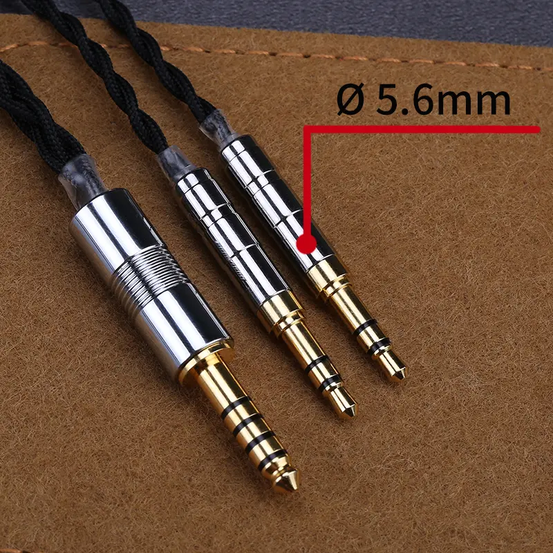 OPENHEART 4 Core High Purity Silver Cable For Headphones 1 to 2 jack 3.5/2.5/4.4mm Balance Earphones Upgrade Replacement Cable