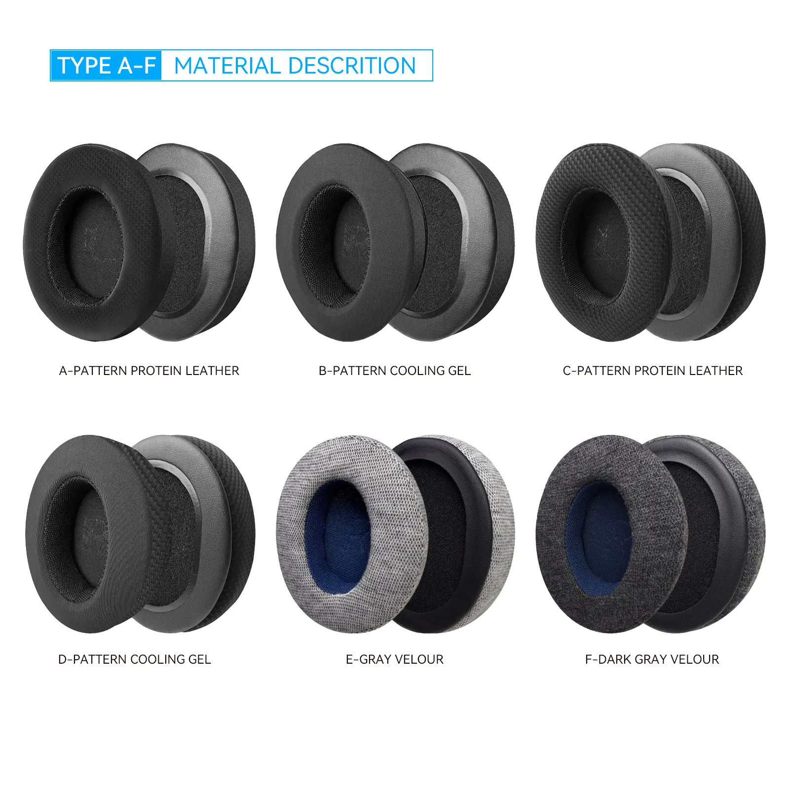 TOURFOUR Replacement Earpads for AKG K371 K361 K361BT K371BT Headphones Ear Cushion Sleeve Earmuffs headband
