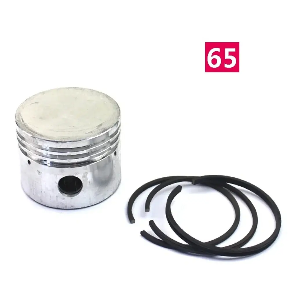 1pc Air Compressor Piston &3pcs Piston Rings Kits Set Oil Ring Air Pump Accessories Metal Pneumatic Parts 42/47/48/51mm