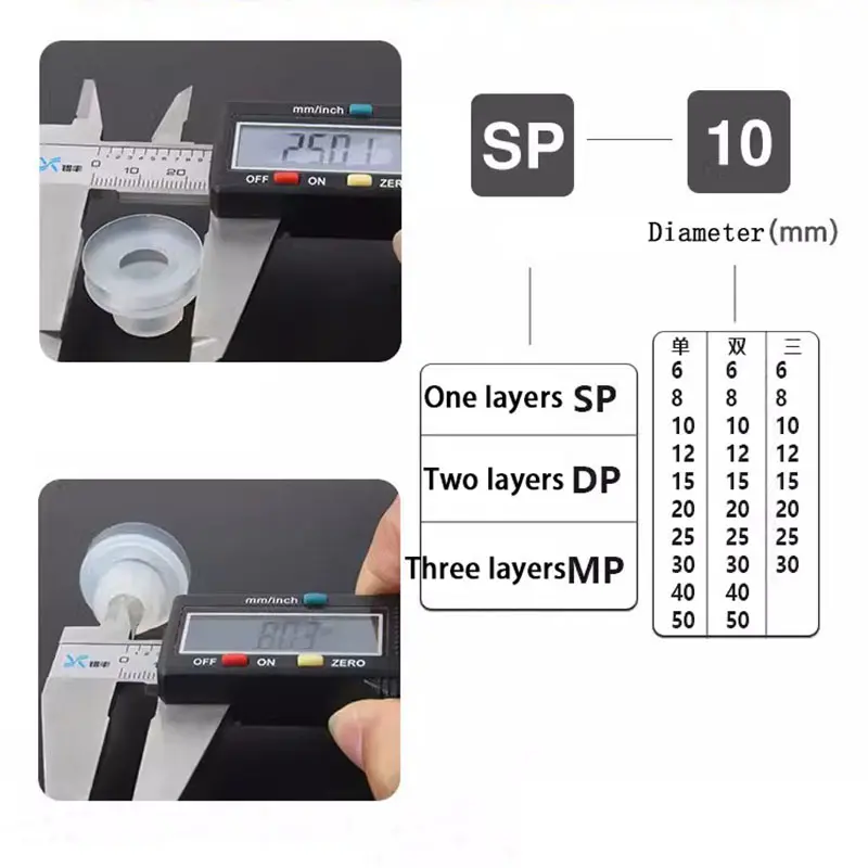 Pneumatic Vacuum Suction Cup 8 Mounting Hole Hardware Silicone Suction Nozzle Injection Molding Machine Manipulator Accessories