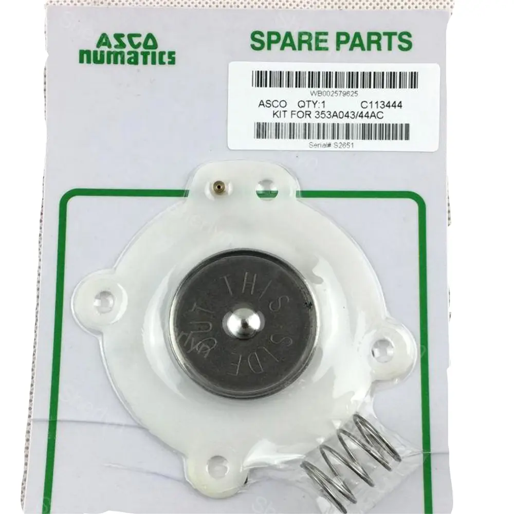 ASCO 1 inch  Pulse Valve Diaphragm C113443 C113444 C140740 SCG353A043/44 Repair Parts