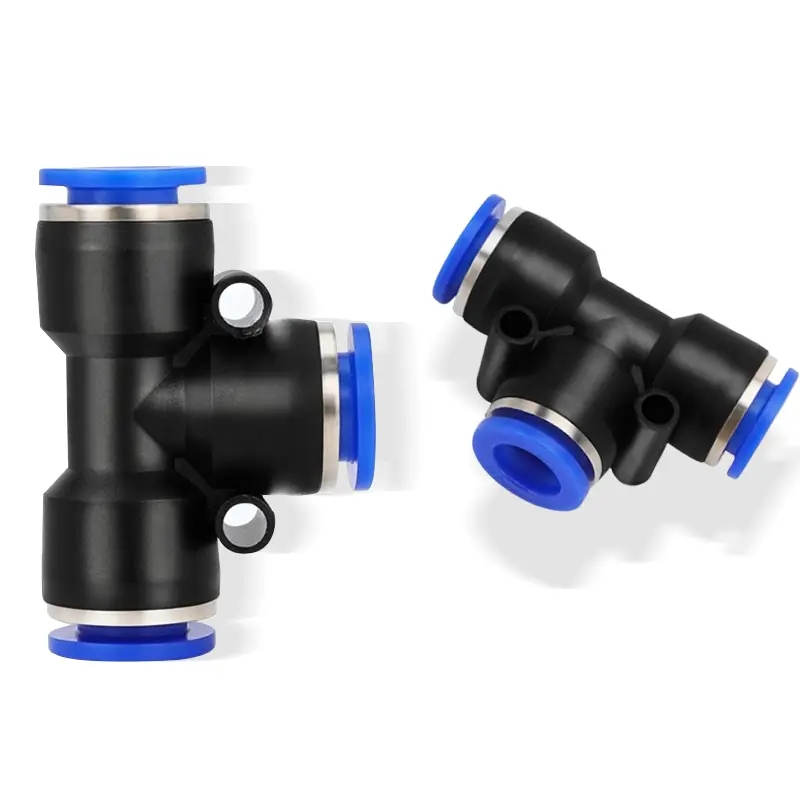 5PCS Pneumatic Fittings Quick Connector Air Tube Connectors Plastic PU PY 4mm 6mm 8mm 10mm 12mm Air Hose Fitting