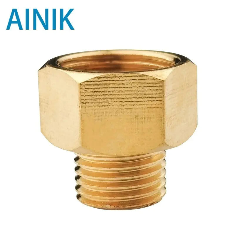 1PCS Male to Female Thread Brass Pipe Connectors Brass Coupler Adapter Threaded Fitting 1/8" 1/4" 3/8" 1/2"