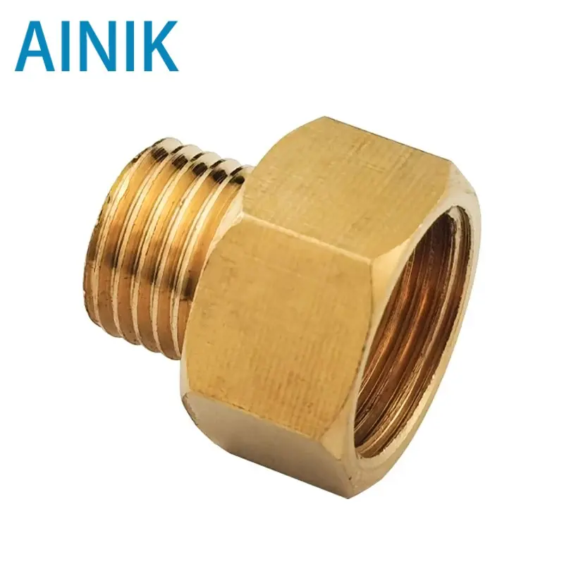 1PCS Male to Female Thread Brass Pipe Connectors Brass Coupler Adapter Threaded Fitting 1/8" 1/4" 3/8" 1/2"