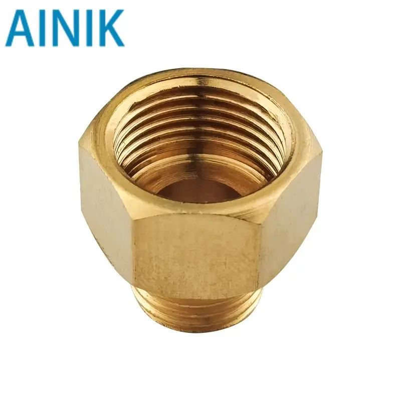 1PCS Male to Female Thread Brass Pipe Connectors Brass Coupler Adapter Threaded Fitting 1/8" 1/4" 3/8" 1/2"