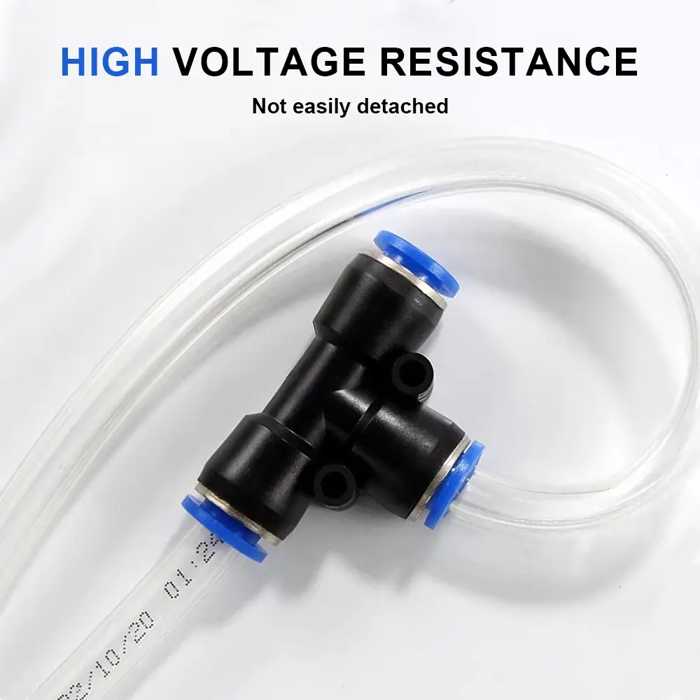 Pneumatic Fitting Pipe Connector Tube Air Quick Fittings Water Push In Hose Plastic 4mm 6mm 8mm 10mm 12mmPV PE PU PY Connectors