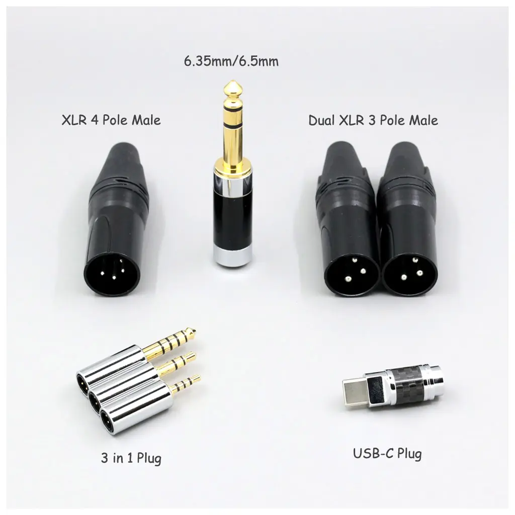 Braided HIFI Earphone Cable For Sennheiser HD6xx HD600 HD580 HD650 HDxxx HD660S HD58x 16 Core Silver OCC Mixed Color 7590