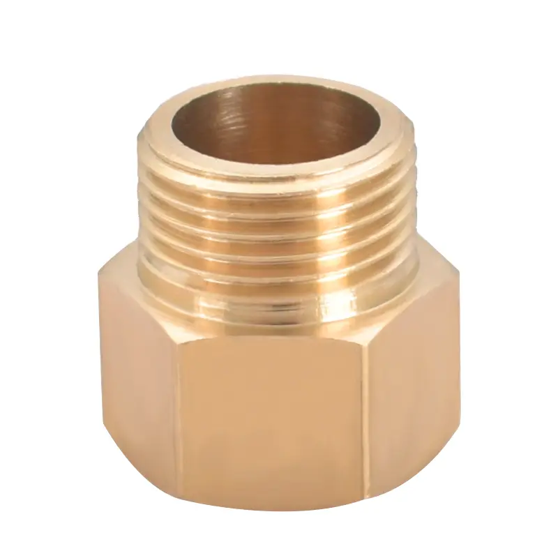Brass 1/8 1/4 3/8 1/2 3/4 Female to Male Threaded Hex Bushing Reducer Copper Pipe Fitting Water Gas Adapter Coupler Connector