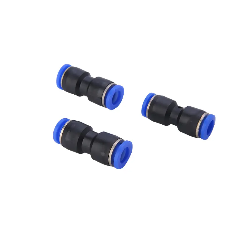 Pneumatic Fitting Air Connector Tube Quick Fittings Pipe Water Push In Hose 4mm 6mm 8mm 10mm 12mm 14mm PU PG Plastic Connectors