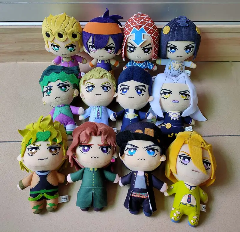 NEW JoJos Bizarre Adventure Golden Wind Plush Giorno Narancia Mista PLUSH DOLL