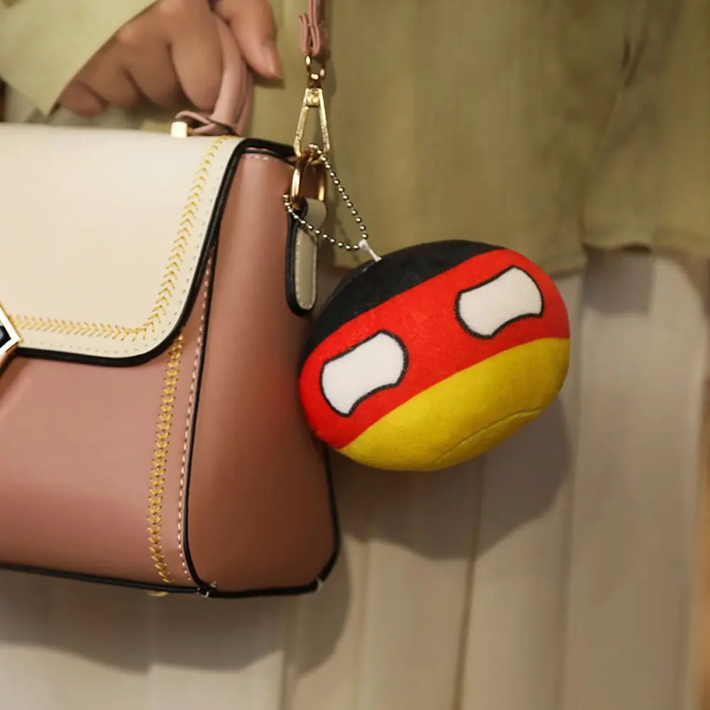 70styles 10cm Country Ball Plush Toys Polandball Pendant Country Flag Balls Countryball Stuffed Doll Christmas Gifts for Kids