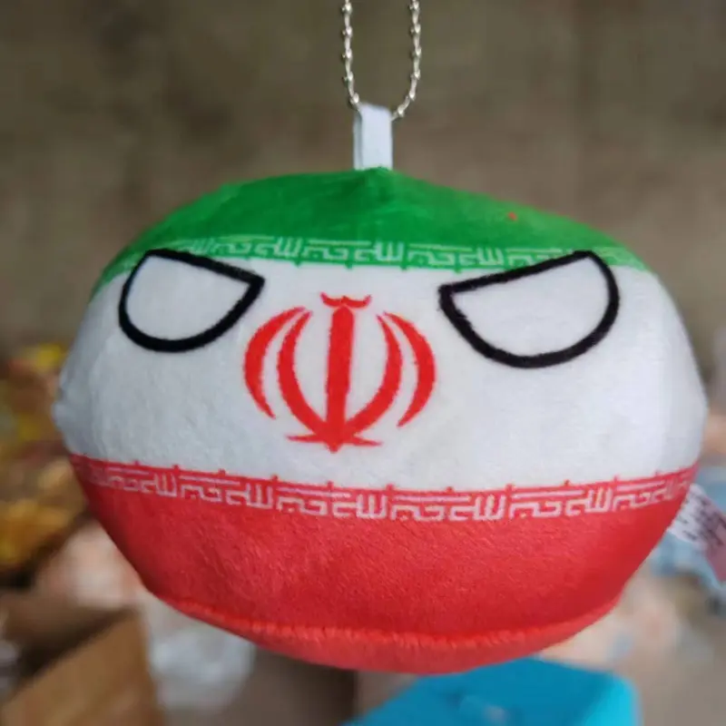 70styles 10cm Country Ball Plush Toys Polandball Pendant Country Flag Balls Countryball Stuffed Doll Christmas Gifts for Kids