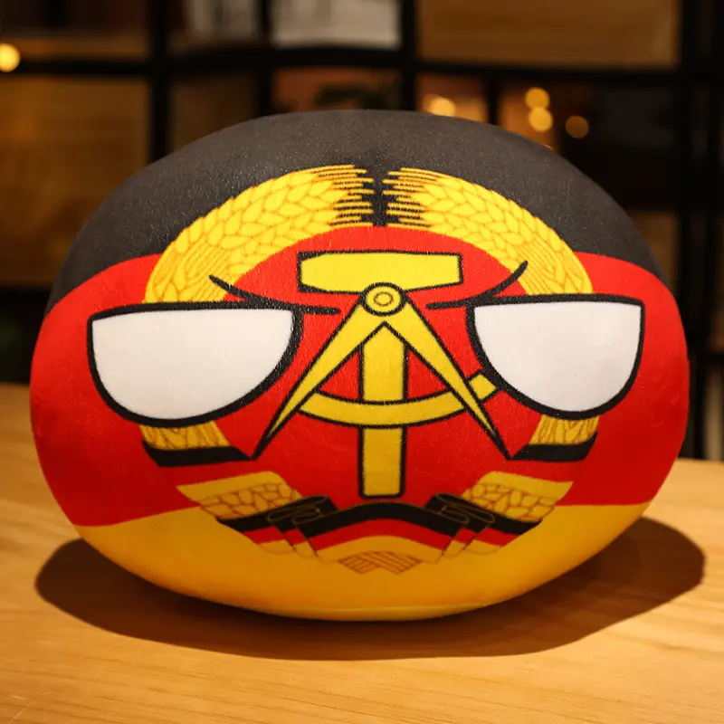 20-40cm Stuffed Polandball Pillow Countryball Japan United Nation Ukraine Switzerland Germany Italy Plush Toy Kawaii Kid's Gifts