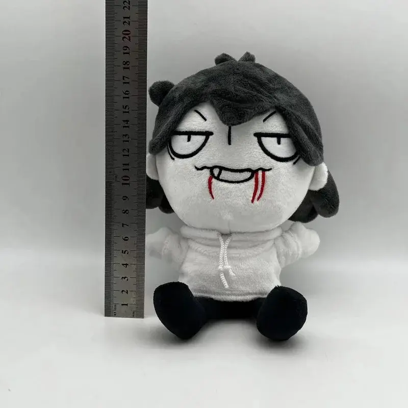 in stock  17cm Jeff the Killer Plush Toys Animal Soft Stuffed Figure Plushie Doll Toys Christmas Birthday Gifts For Kids