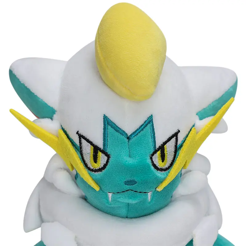 Pokemon Plush Shiny Zeraora Soft Stuffed Animal Peluche Toy Anime Cute Zeraora Collection Ornament Dolls for Boys Christmas Gift