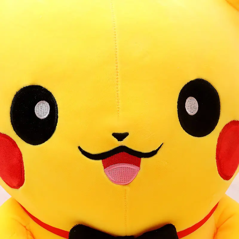 40/50/60/80cm Pokemon Tie Pikachu Doll Cartoon Cute Plush Toy Pillow Children'S Doll Large Pikachu Gifts Girl'S Birthday Gift