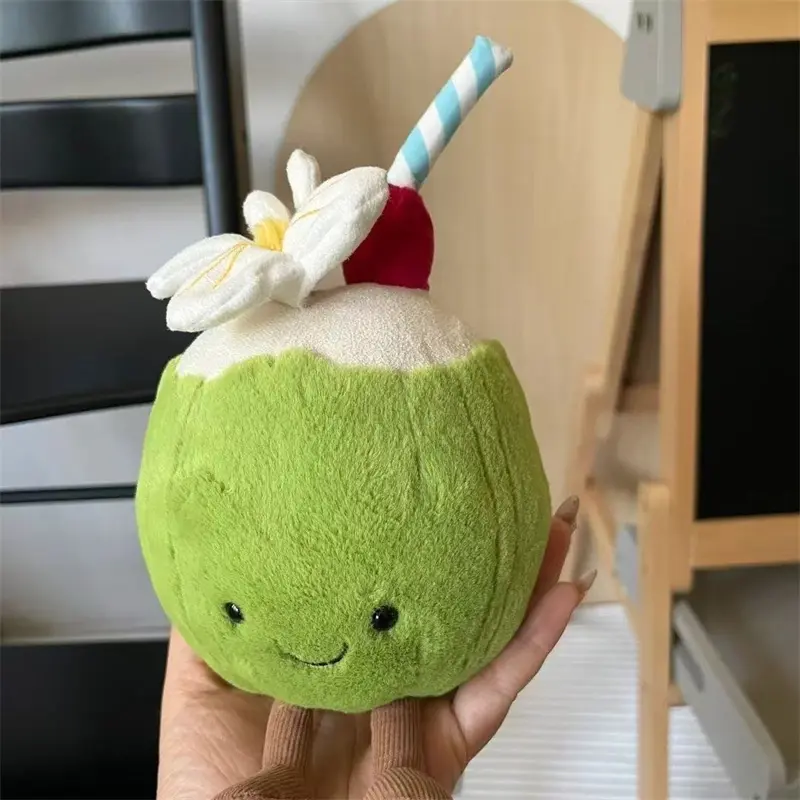15cm Coconut Jelly and Lemonade Plush Doll Birthday Gift Toy Cute Soothing Companion Plush Doll Soothing Toy Festival Gift