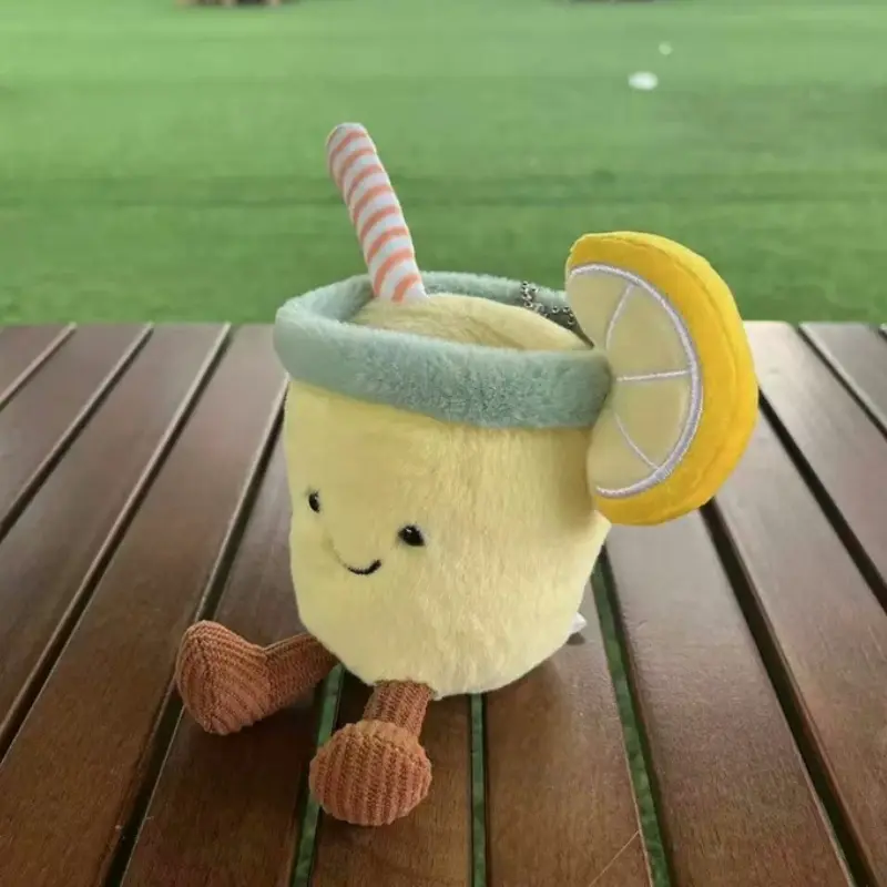 15cm Coconut Jelly and Lemonade Plush Doll Birthday Gift Toy Cute Soothing Companion Plush Doll Soothing Toy Festival Gift