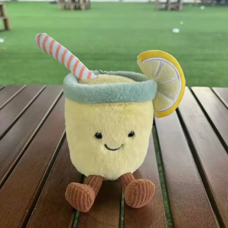 15cm Coconut Jelly and Lemonade Plush Doll Birthday Gift Toy Cute Soothing Companion Plush Doll Soothing Toy Festival Gift