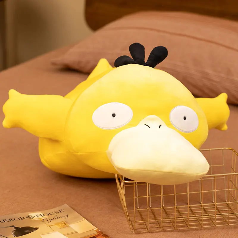 Pokemon Plush Stuffed Doll Psyduck Pillow Cute Cartoon Plush Toy Kawaii Doll Kids Birthday Gifts