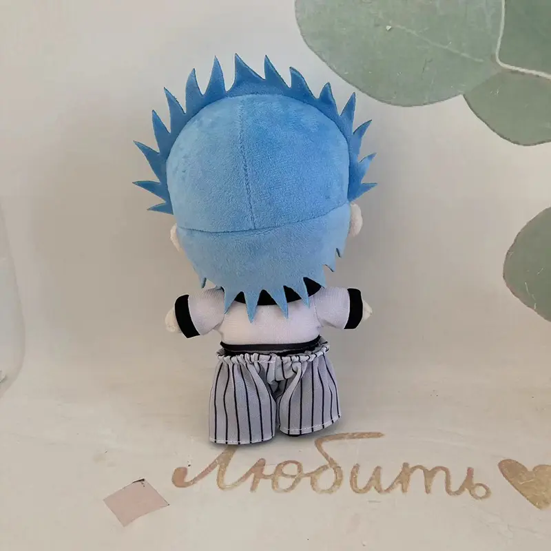 Anime BLEACH Plush Doll Abarai Renji 20cm Cute Soft Stuffed Grimmjow Jaegerjaques Plush Dolls Chidren Holiday Birthday Gift