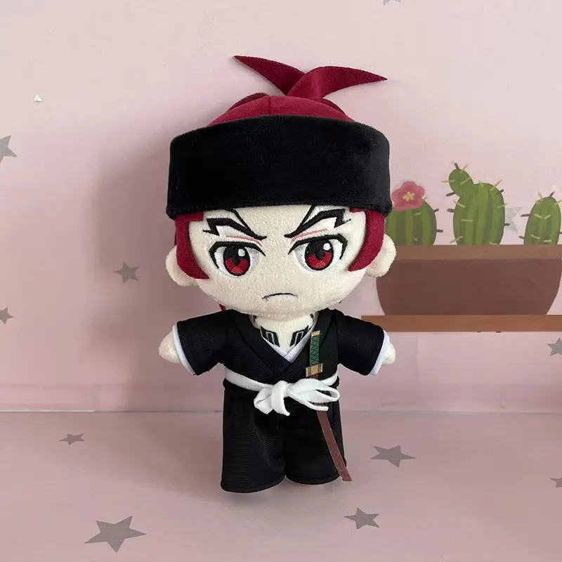 Anime BLEACH Plush Doll Abarai Renji 20cm Cute Soft Stuffed Grimmjow Jaegerjaques Plush Dolls Chidren Holiday Birthday Gift