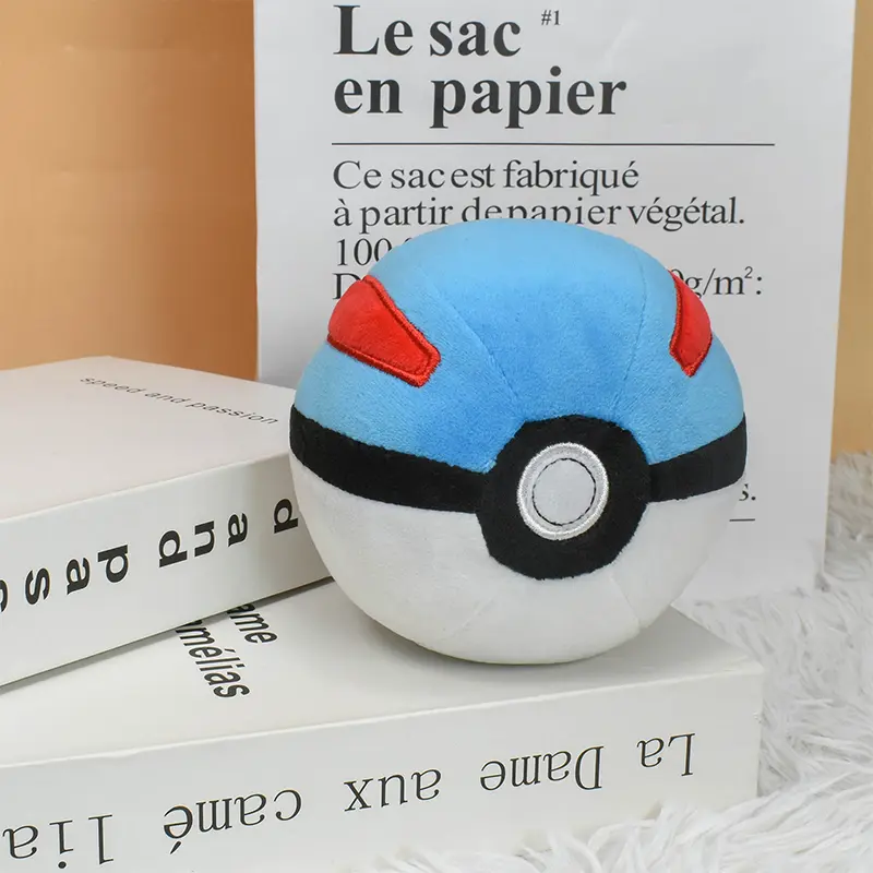 Pokeball Plush Master Ball Poke Ball Great Ball Beast Ball Dusk Ball Hisuian Ultra Ball Toys for Children Kids Christmas Gift