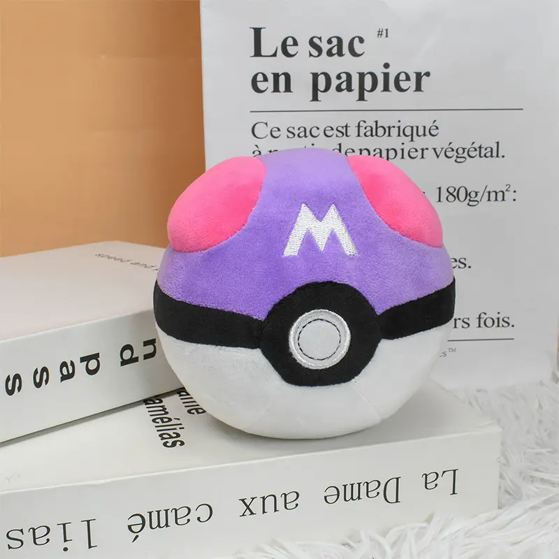 Pokeball Plush Master Ball Poke Ball Great Ball Beast Ball Dusk Ball Hisuian Ultra Ball Toys for Children Kids Christmas Gift
