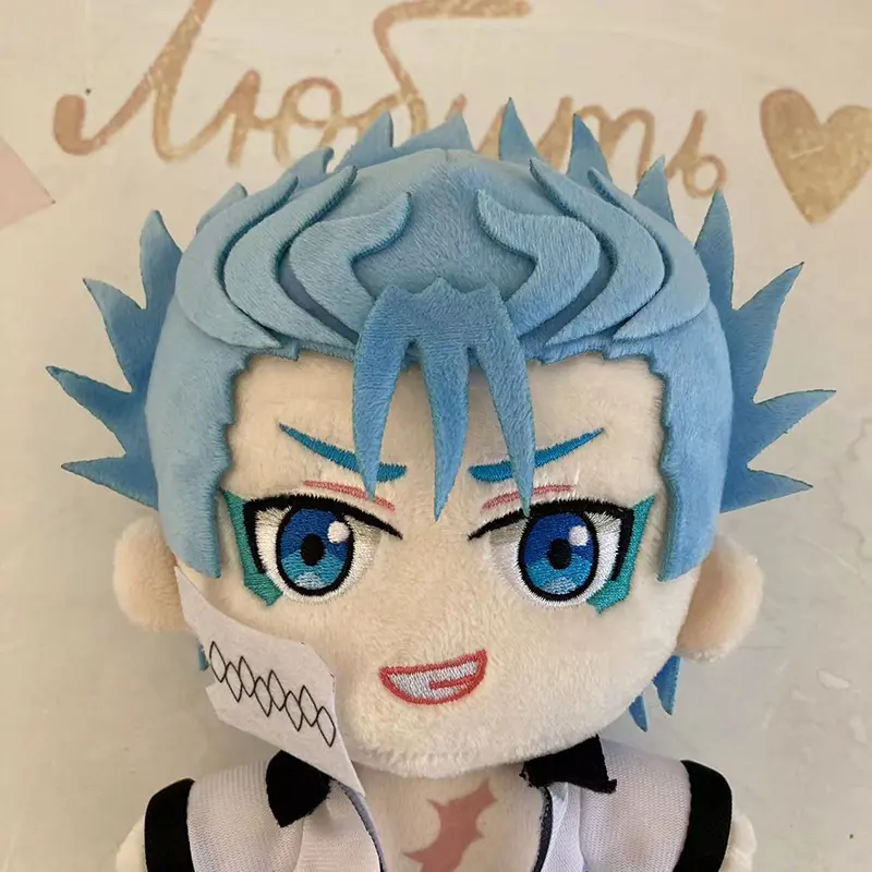 Anime BLEACH Plush Doll Abarai Renji 20cm Cute Soft Stuffed Grimmjow Jaegerjaques Plush Dolls Chidren Holiday Birthday Gift