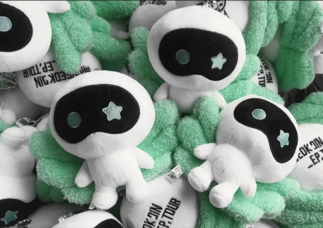Korea Wootteo Plush Toy Kawaii Soft Stuffed Doll Anime Plush Toys for Backpack Pendant 15cm