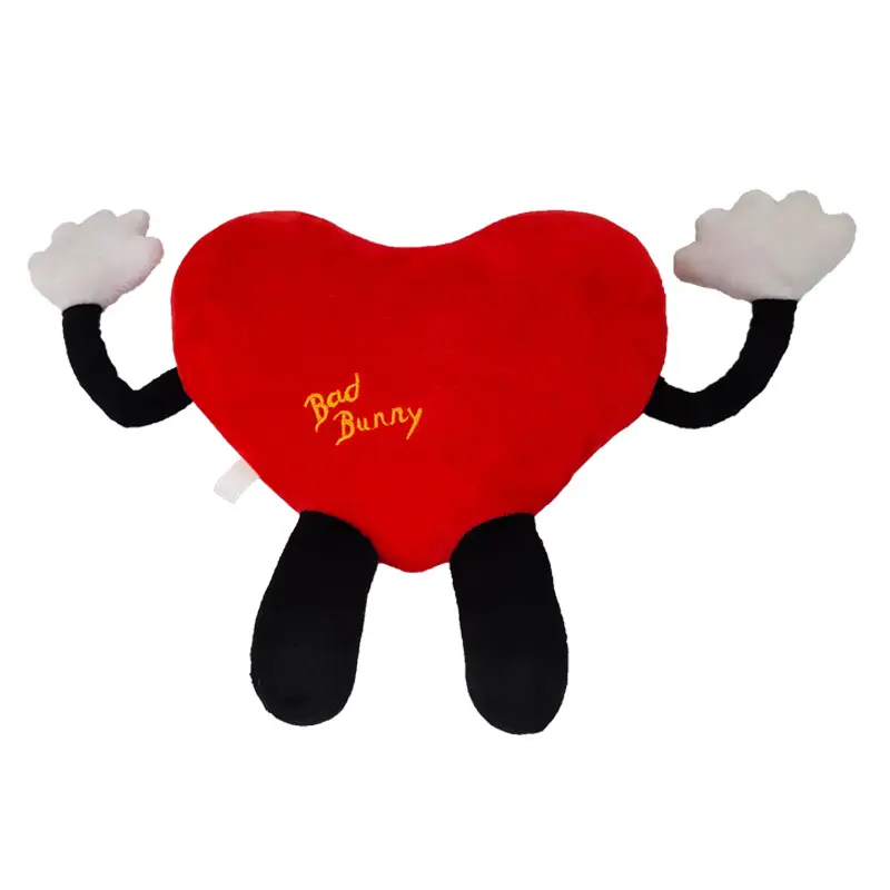 48Cm Kawaii Un Verano Sin Ti Bad Bunny Plush Toy Stuffed Soft Anime  Bad Bunny Heart plush Fashion Children Gifts Doll Birthday