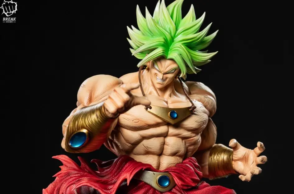 2025 JT Toys 45cm Dragon Ball Z Anime Figures Super Saiyan Broly Figures PVC Statue Collection Model Room Decoration Gifts Toys