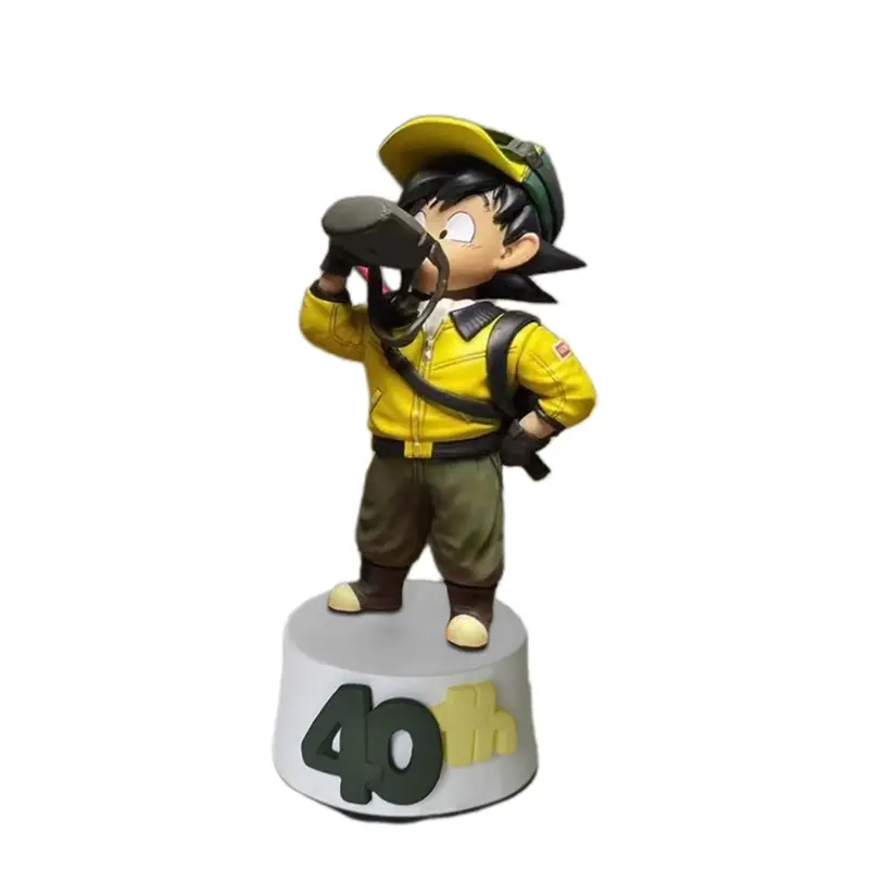 9cm Dragon Ball Toriyama Akira Anime Figure Cute Drinking Water Q Version Gk Action Figurine Collection Statue Model Toy Gift