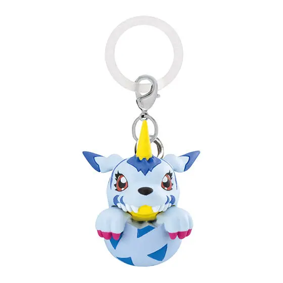 Bandai Digimon Figure Backpack Key Pendant Gabumon Piyomon Patamon Agumon Tentomon Gashapon Figure Collectible Toys Decora Gifts