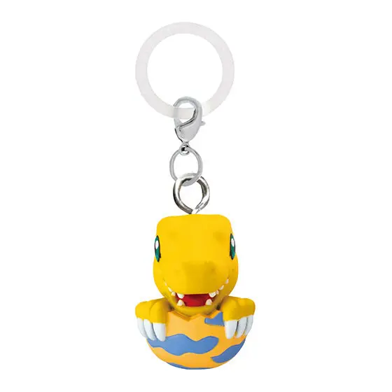 Bandai Digimon Figure Backpack Key Pendant Gabumon Piyomon Patamon Agumon Tentomon Gashapon Figure Collectible Toys Decora Gifts