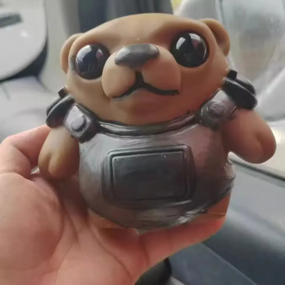 Valorant Game Doll Tactical Bear Squeeze Toy Flex Decompression Relaxation Model Action Stress Relax Collection Gift For Friend
